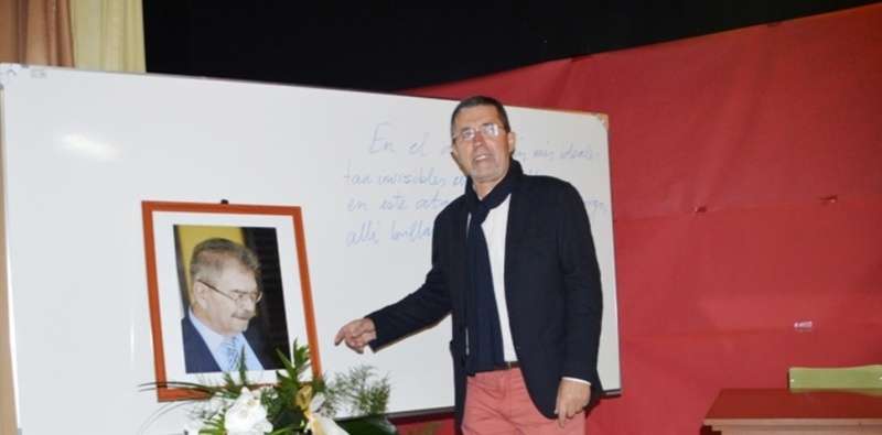 Antonio Muñoz en 2015 durante un acto celebrado en el IES José Arencibia Gil/TA.